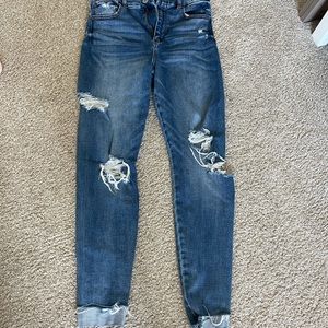 American eagle super high rise jegging curvey
